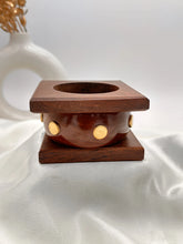 Earthy Golden Stack Wooden Bangle